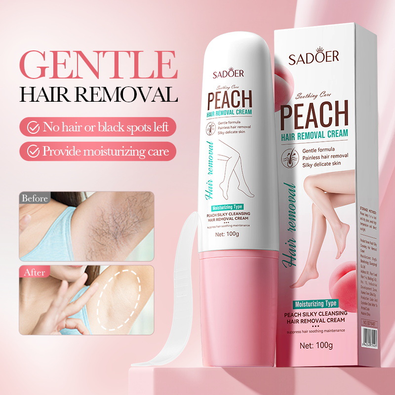 (Cross-border trading), (Wholesale), silky hair removal cream, English 2