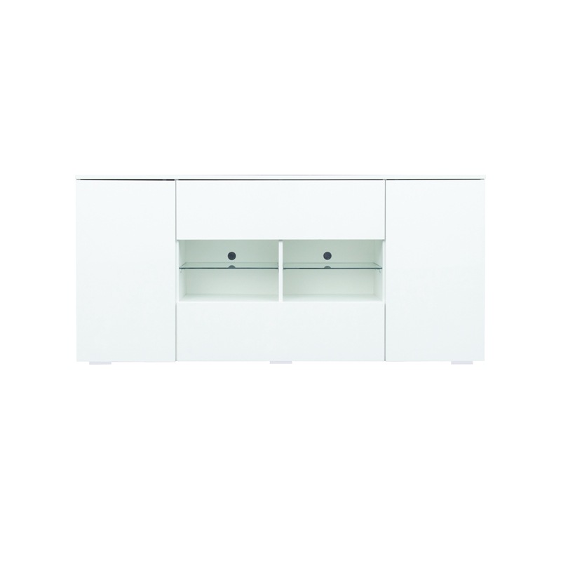 Pequeño apartamento armario simple hogar cocina té gabinete Blanco alto gabinete sala de estar pared aparador