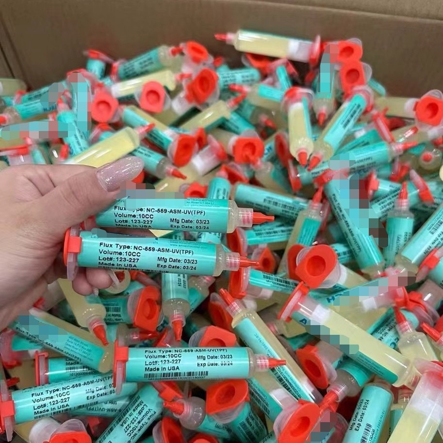 NC-559针筒焊油 BGA助焊膏 手机维修松香助焊剂焊锡膏送推杆送针