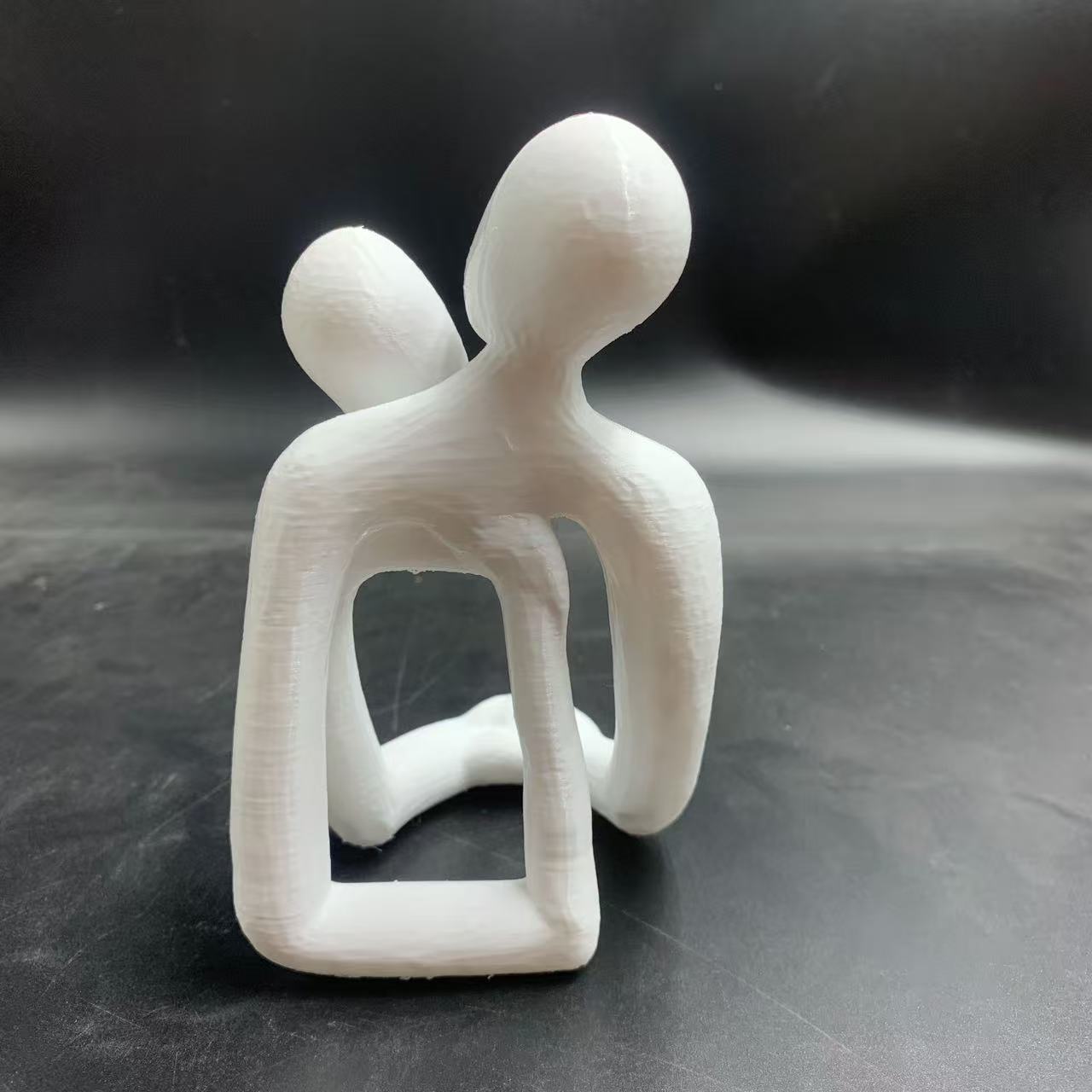 Figuras abstractas artísticas nórdicas parejas decoraciones lámparas nocturnas temas de hogar dormitorio decoraciones de entrada regalos de cumpleaños