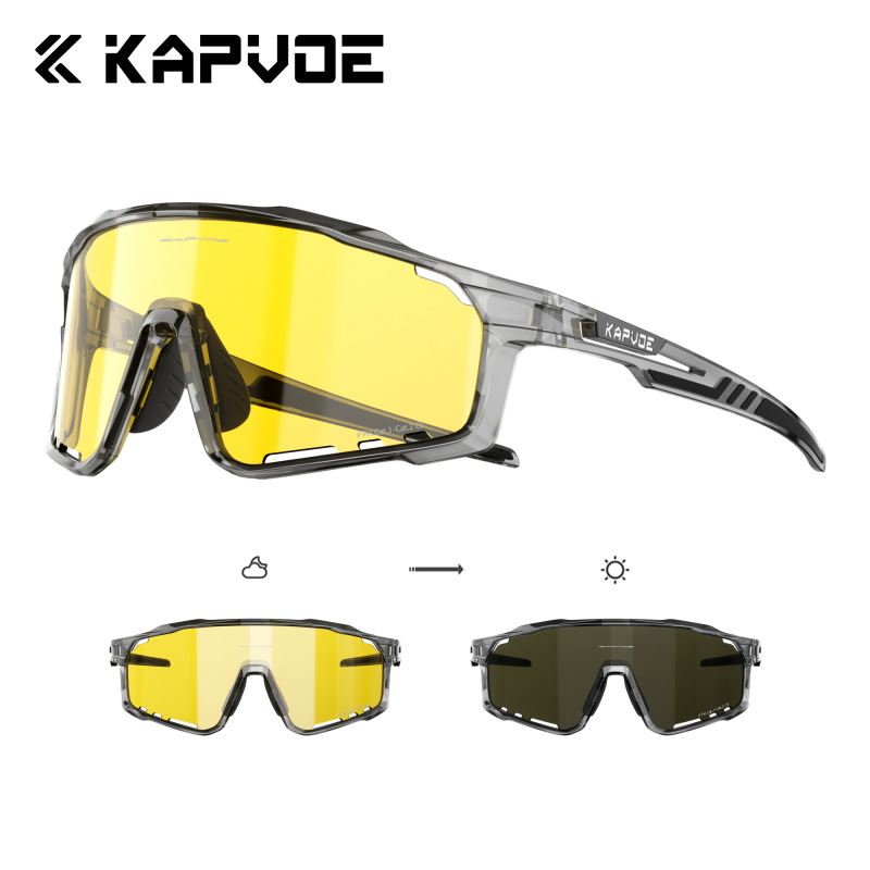 Gafas de Ciclismo Fotocromáticas de TR90 A Prueba de Viento para Deportes al Aire Libre