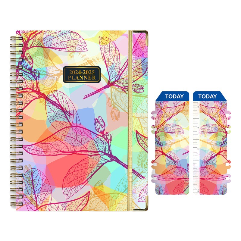 Venta caliente 2020-2025 Libreta de cuaderno inglés transfronterizo A5 bobina diario horario de trabajo deportivo