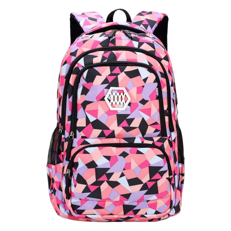 Mochila de nylon impresa de las muchachas de la escuela primaria de los niños de la escuela secundaria de la mochila del estudiante de la escuela secundaria de los hombres y de las mujeres