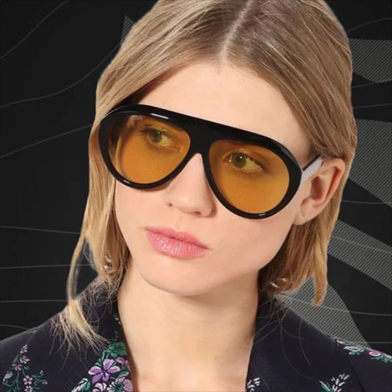 La cara grande es delgada y la tendencia del espejo de sapo, sombrilla personalizada, gafas de sol a prueba de rayos UV, fiesta de fiesta, gafas de moda