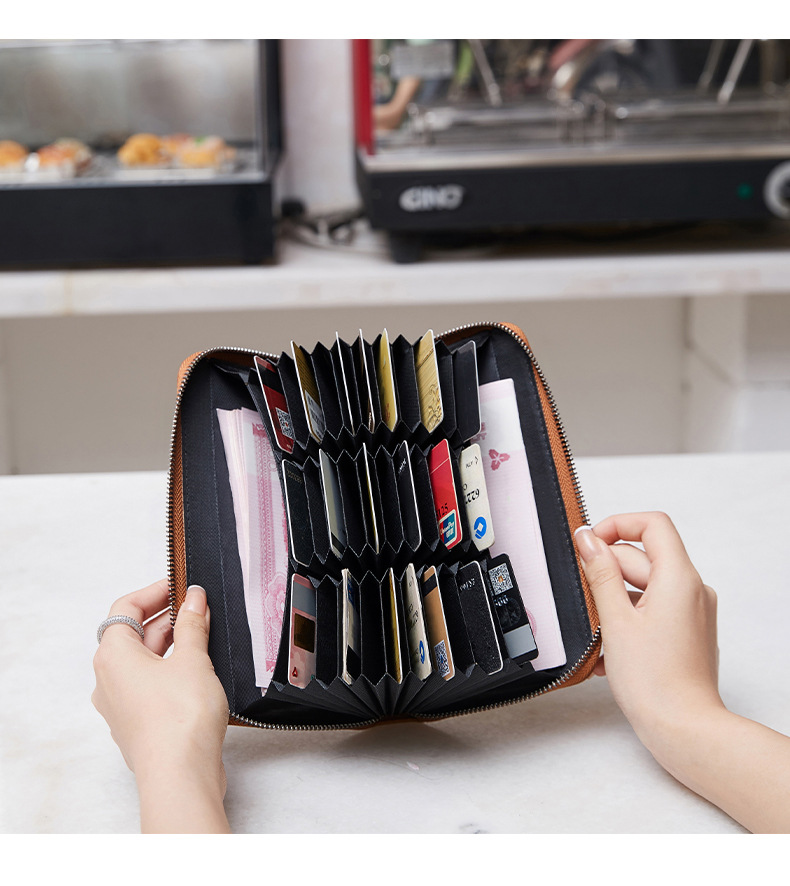 Women's Solid Color Pu Leather Zipper Wallets display picture 1