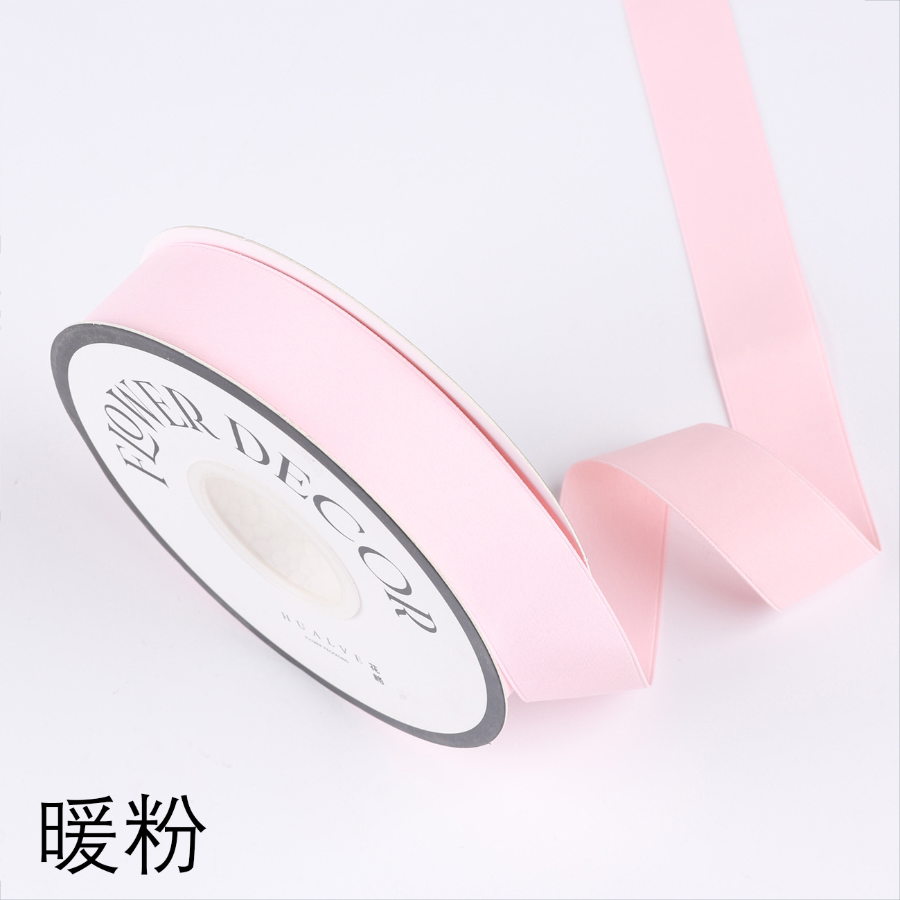 2,5 cm cinta de poliéster de doble cara al por mayor bolsa hecha a mano de bricolaje materiales de flores embalaje mate lavado bolsa de algodón cinta de la flor