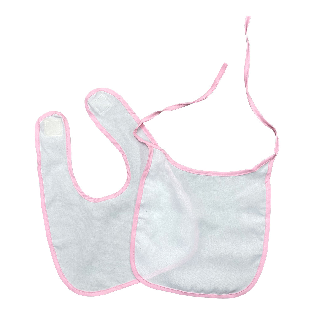 Impresión de transferencia térmica los niños babero DIY personalizado saliva toalla material en blanco suministro directo fábrica