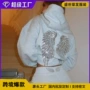 v领口袋外贸女士裤套装