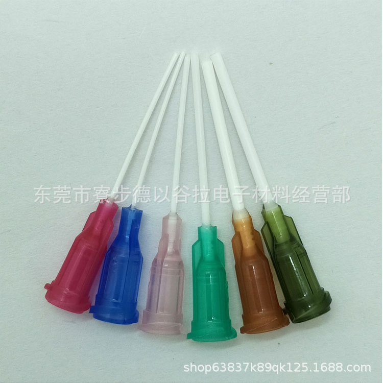 广州直供全塑料防刮伤涂刷机挠性针管点胶针嘴针头PP软针