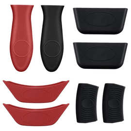 炒锅汤锅锅柄锅耳隔热硅胶套厂家批发高压锅硅胶握把烹饪工具套装