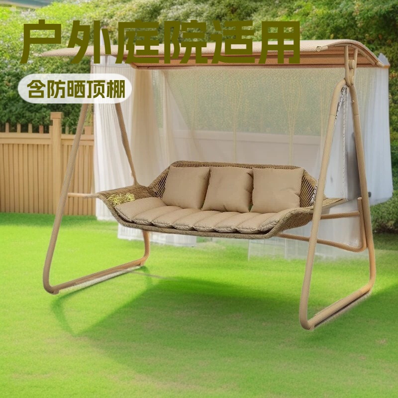 Swing Chair for Outdoor Patio, Cradle Hanging Chair for Balcony, Home Rocking Chair, 2026 New Model for Villa Yard, Indoor Swing Chair