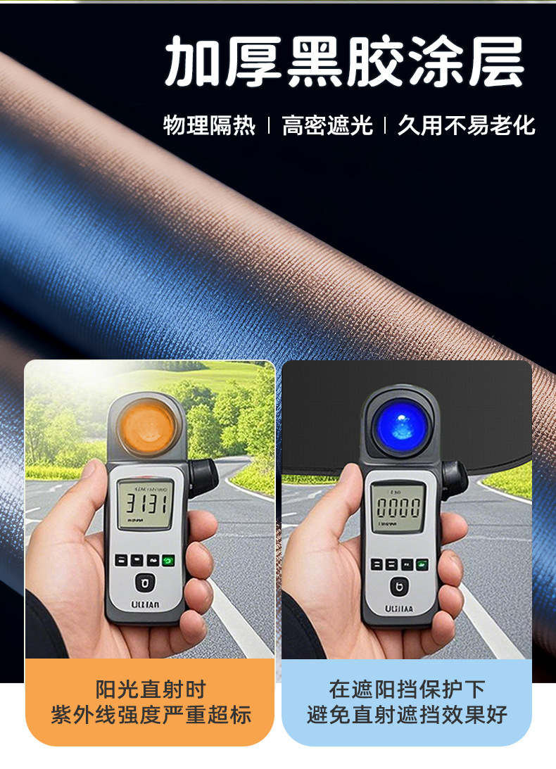 2026 New Model Car Sunshade Cartoon Car Sunshade Front Windshield Cute Sun Protection Heat Insulation Car Sunshade Board