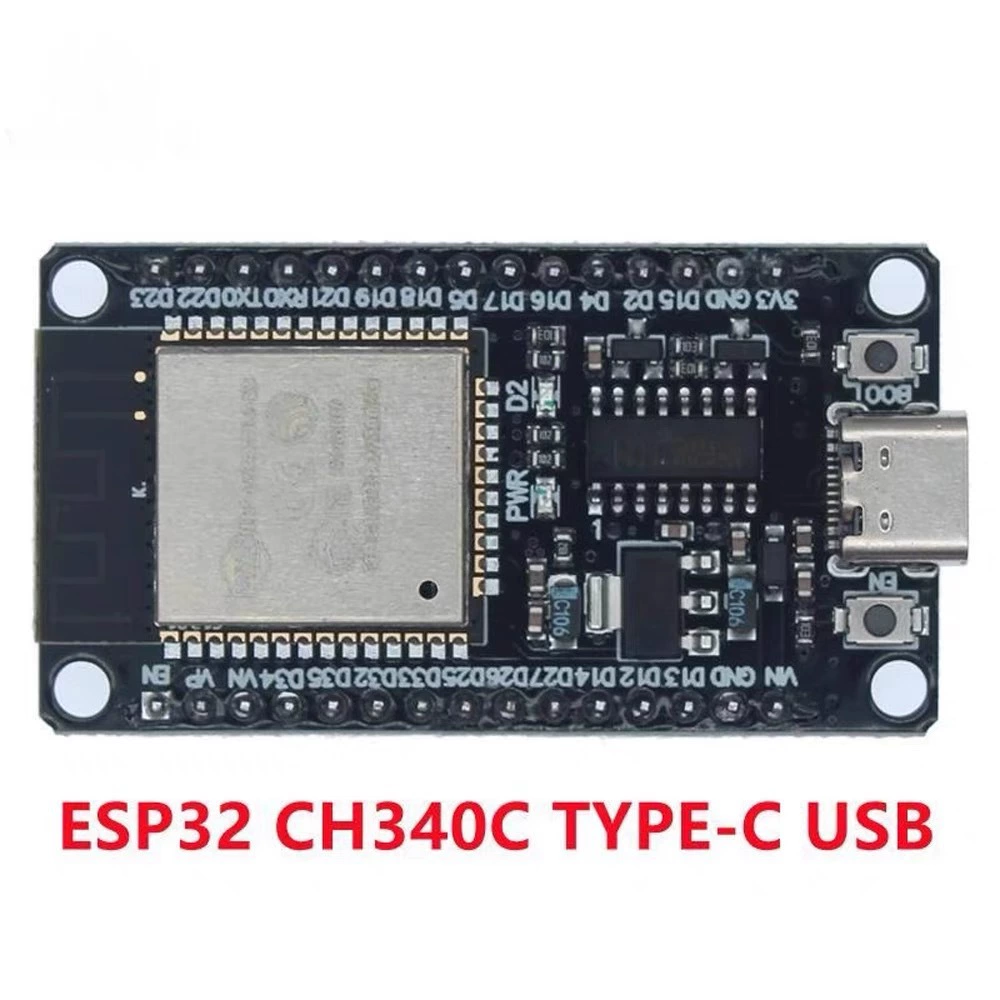 Плата разработки USB Type‑C ESP32 ESP32‑DE, CH340C/CP2102, Wi‑Fi + Bluetooth, двухъядерный, сверхнизкое энергопотребление