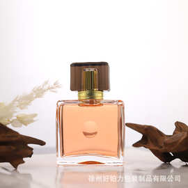 透明香水玻璃空瓶子带喷头盖子便携式喷雾瓶可做标签LOGO喷色工艺