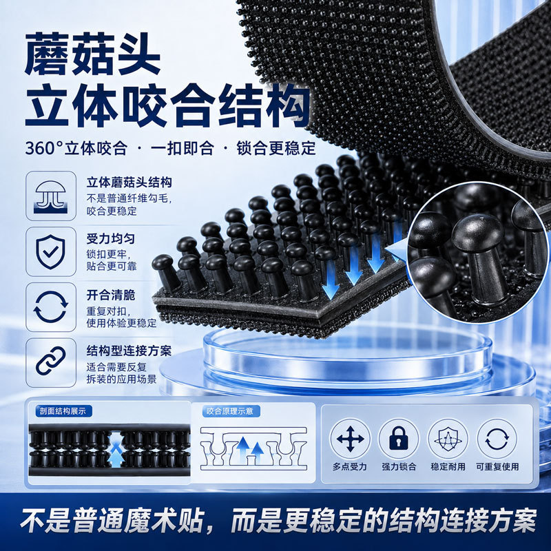 sj3551cf custom mushroom buckle, strong adhesive high-viscosity tape, adhesive magic buckle, mushroom head buckle, custom Velcro sj3551cf custom mushroom buckle, strong adhesive high-viscosity tape, adhesive magic buckle, mushroom head buckle, custom Velcro