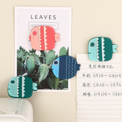 3852 Cute Little Fish Fridge Magnet Creative PVC Soft Gel Magnet Sticker Early Education Magnet Iron-on Sticker Children's Message Sticker Wholesale K