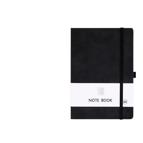 A7 Colorful Elastic Strap English Pocket Notebook Student Memo Planner Leather Portable Pocket Handwritten Diary