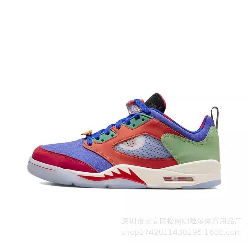 莆田靴 AJ5High バスケットボールシューズバックルシュラフ川メープルホワイトセメントアイスブルーエアクッション工場クロスボーダー男性と女性のスポーツ|undefined