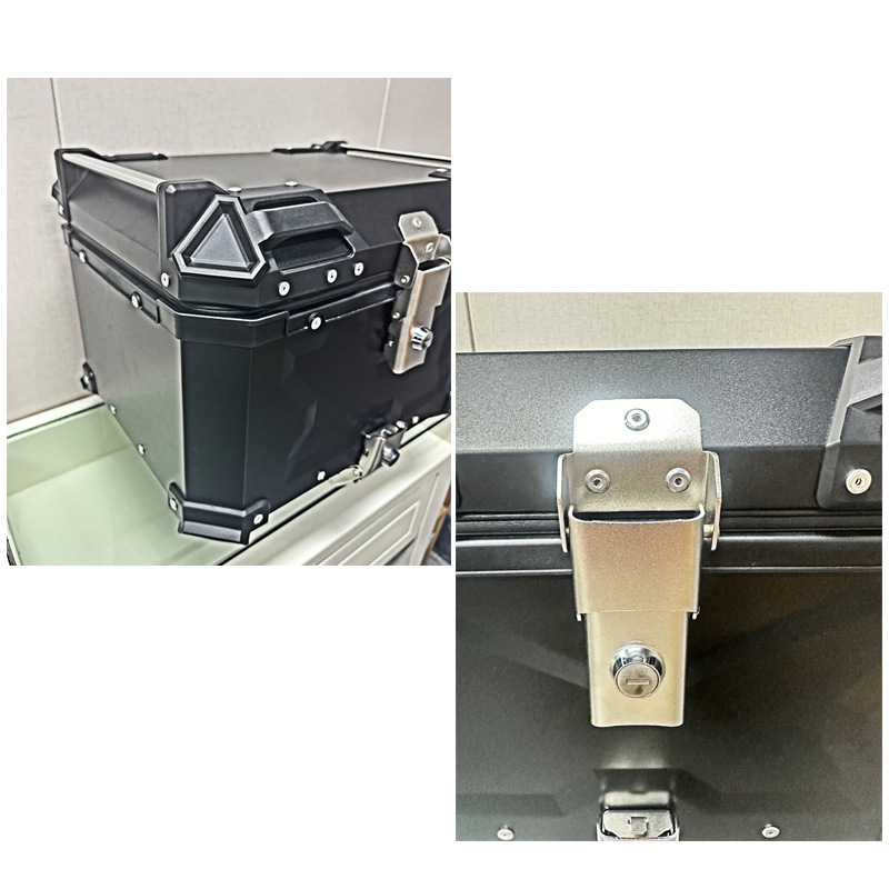 Quick Release Motorcycle Trunk 28L45L55L65L80L100L Aluminum Alloy Trunk 38L Side Box Waterproof Three Boxes