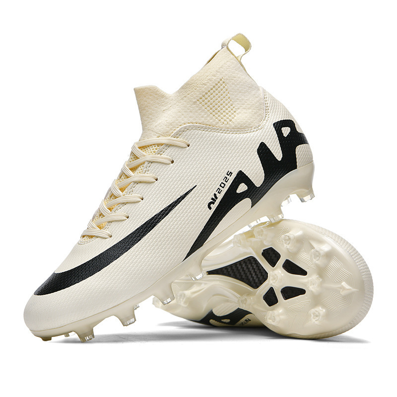 Nuevos zapatos de fútbol para adultos transfronterizos rosa para hombres y mujeres adolescentes y niños estudiantes ag ag ag agujeros TF entrenamiento al por mayor