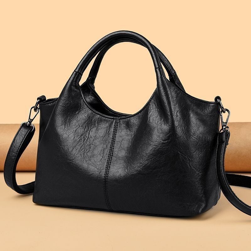Borsa a tracolla vintage in pelle per donna borsa a cestino_voghion.com