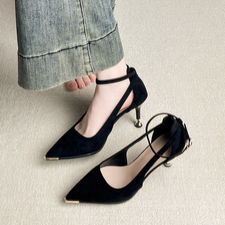 New Sandal Design for Summer 2025, Height-Increasing, Sexy Pointed Toe, Stiletto High Heels, Pure Desire Style, Leg-Lengthening, Niche New Sandal Design for Summer 2025, Height-Increasing, Sexy Pointed Toe, Stiletto High Heels, Pure Desire Style, Leg-Lengthening, Niche