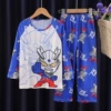 S double long set-blue bumpman