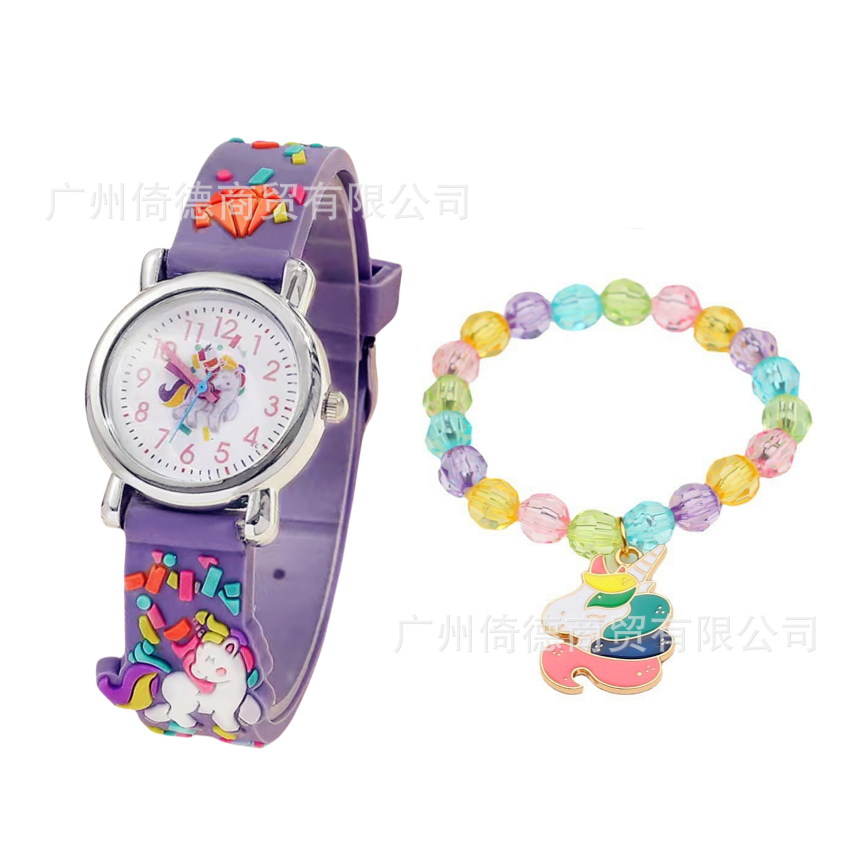 3D 부티크 다이아몬드 꽃 (보라색 시계 크리스탈 체인 1 상자)