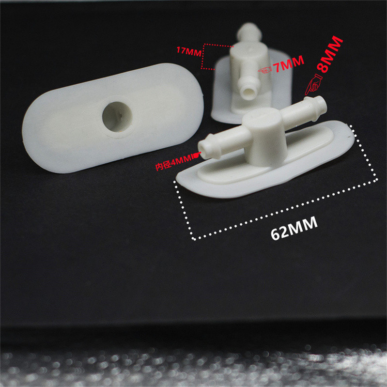 PVC双通气嘴 按摩椅气管接头弯通接头 TPU气囊气动双头接管接头