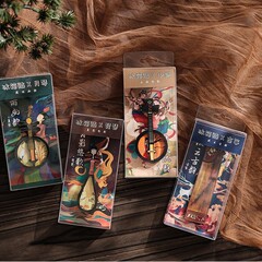 木製敦煌国風ARマグネット古風冷蔵庫貼り文化創意記念品店観光スポットプレゼント卸売り