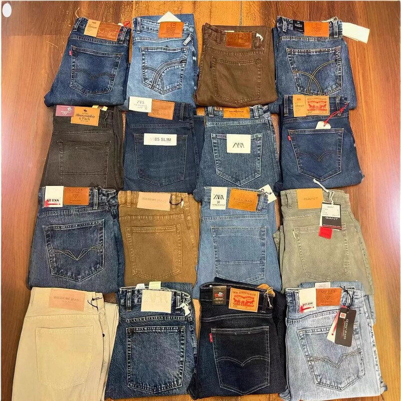Wholesale men's jeans, available in stock for immediate sale, casual and stretchy men's trousers Wholesale men's jeans, available in stock for immediate sale, casual and stretchy men's trousers