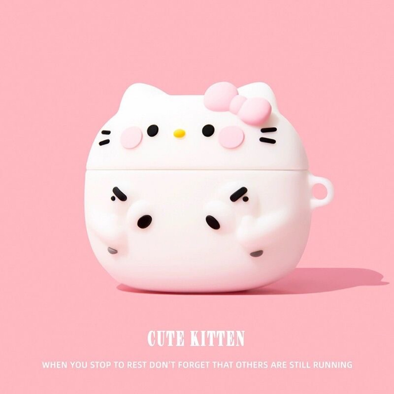 Cute Cartoon Cat airpodspro Case Apple 1/2 Generation Wireless Bluetooth Earphone Case New 3 Generation Cute Cartoon Cat airpodspro Case Apple 1/2 Generation Wireless Bluetooth Earphone Case New 3 Generation