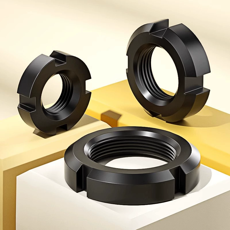 Национальный стандарт круглой гайки GB812 запирает гайки