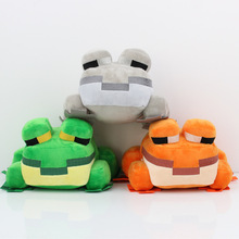 跨境新品我的世界 frog方块蛙毛绒玩具儿童圣诞礼物现货