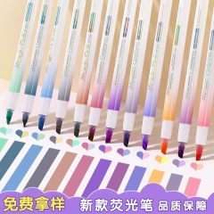 善知摩擦變色熒光筆高顏值繪畫手賬標記彩色筆可擦變色熒光筆套裝