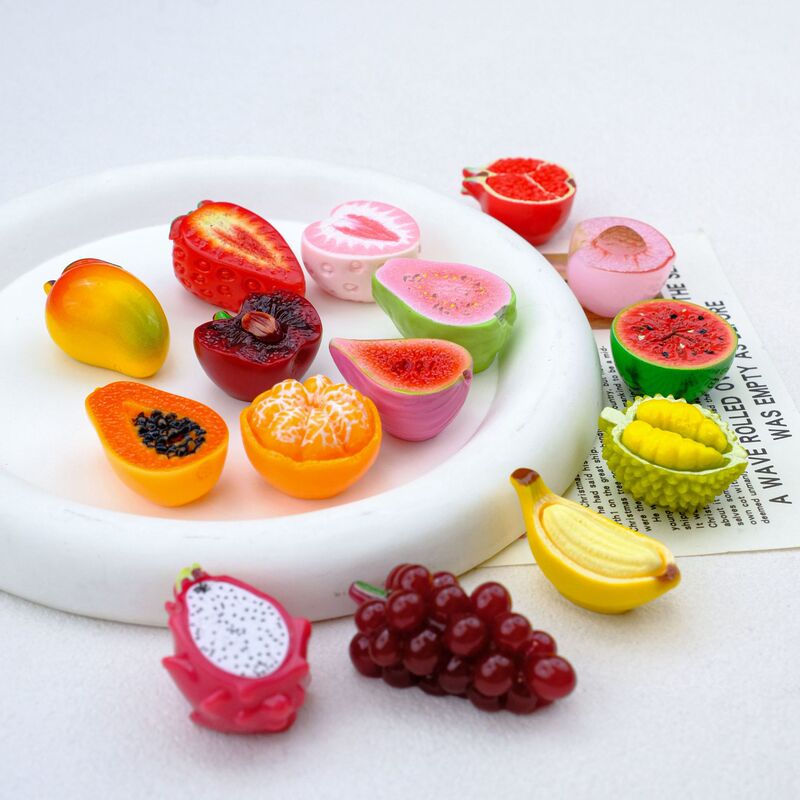 Simulated 3D Fruit Resin Food Toys DIY Cream Glue Accessories Clog Shoe Hairpin Accessories Creative Cute Cross-Border Simulated 3D Fruit Resin Food Toys DIY Cream Glue Accessories Clog Shoe Hairpin Accessories Creative Cute Cross-Border