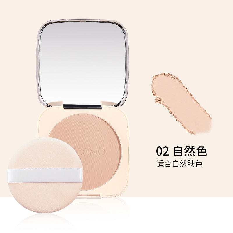 XieRuiGemont polvo suave para la cara / polvo de polvo mate para el maquillaje anti-retirada, polvo de maquillaje más brillante