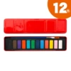 Iron supplement, tin box, nylon brush, 12 colors, 1 pieces