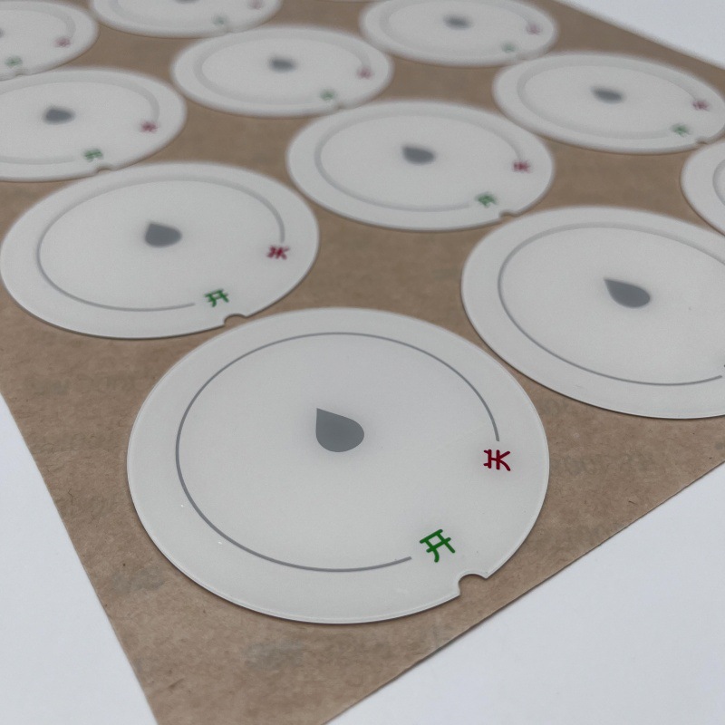 定制香薰机显示镜片防刮花PC亚克力显示面板LOGO显示铭板备高粘胶