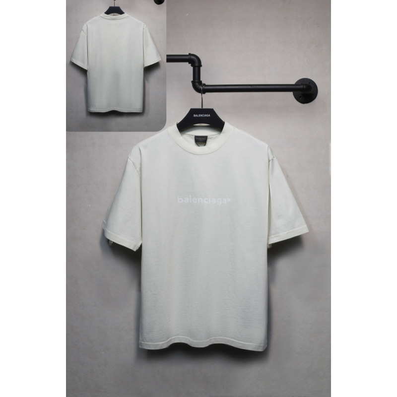 25ssクロスボーダー高品質タワーテーププリントレタードダメージ半袖Tシャツゆったり万能ワンピース卸売|undefined