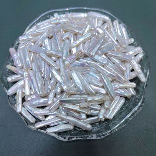 Freshwater Baroque Pearl Long Special-Shaped Bright Loose Beads Handmade Materials DIY Bare Beads Wholesale Zhuji Shanxia Lake