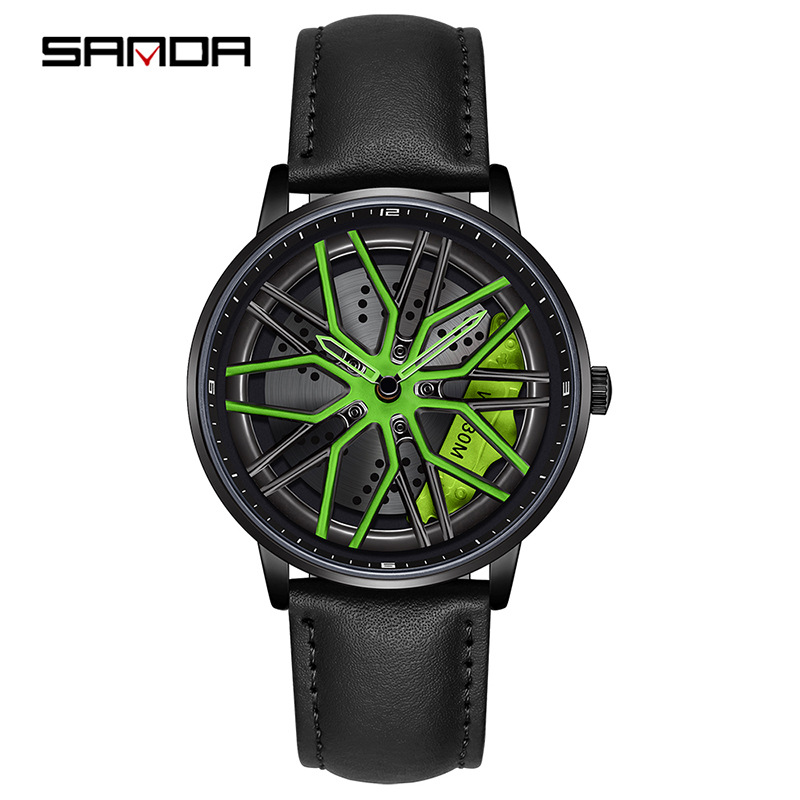 1107 벨트 블랙 그린