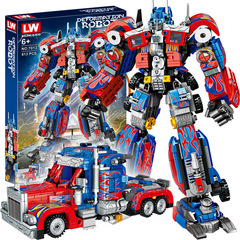 レゴオプティマスオートボット変形ロボットモデルパズル組み立てワスプキングコングビルディングブロックおもちゃ卸売と互換性があります。