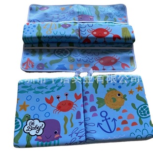 Amazon baby bathroom kneeling mat suit diving material bathroom non-slip mat bathroom knee pad and elbow bracket suit