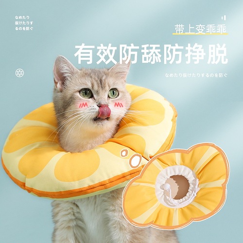 Cat Elizabethan Cone Puppy Collar for Preventing Biting and Scratching Pet Accessory