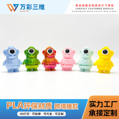 3d打印卡通可爱大眼仔钥匙扣全是可活动关节摆件pal材料