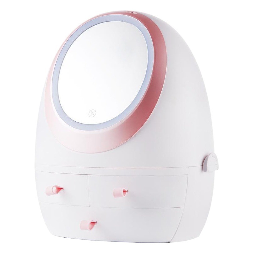 Dormitorio artefacto cosméticos caja de almacenamiento TikTok mismo cajón a prueba de polvo de escritorio joyería productos de cuidado de la piel caja de almacenamiento