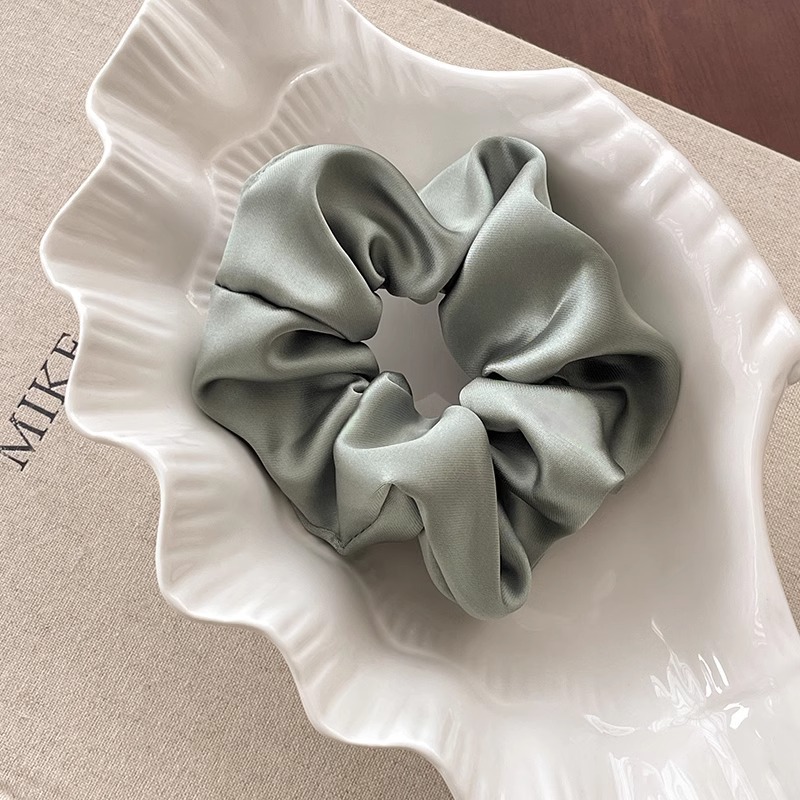 Otoño y invierno anillo de cabello de intestino para niñas de alto nivel de peluche cuerdas de cabello simples y versátiles de alta elasticidad correa de cuerdas de cabello tocado