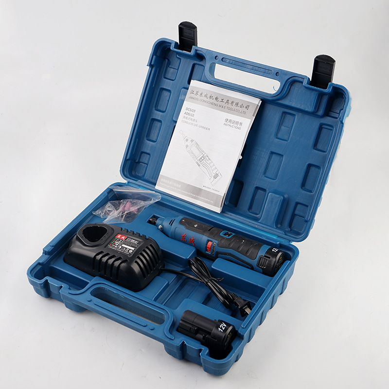 Cabeza de molienda eléctrica recargable Dongcheng al por mayor DCSJ10E Molino interno de batería de litio de velocidad ajustable Cabeza de molienda eléctrica de grabado y pulido