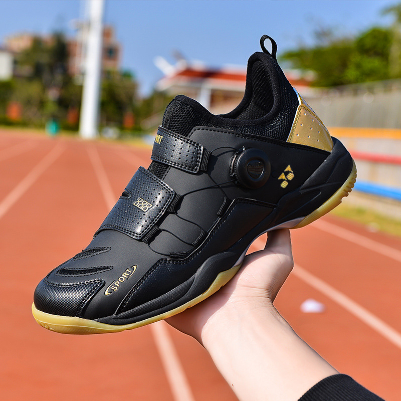 Calzado de Bádminton Profesional Nuevo, Disponible en Stock del Fabricante, Venta al Por Mayor Transfronteriza, para Hombre y Mujer, con Hebilla Giratoria Antideslizante, Calzado de Entrenamiento